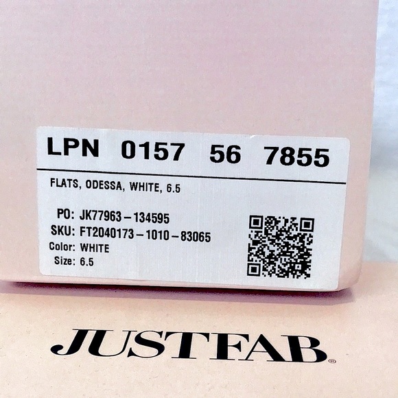 NIB JustFab | Odessa Flats | size 6.5 - Picture 3 of 4